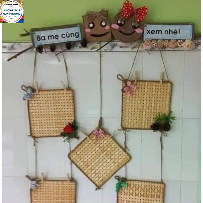 Bộ trang trí theo chủ đề ba mẹ cùng xem nhé mầm non cho bé