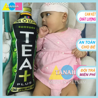 Gối ôm 3D cho bé - Chai Olong 40cm - Hàng Loại 1 SX Việt Nam - An Toàn cho Bé!