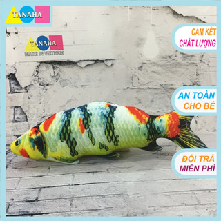 Gối ôm 3D Loại 1 , Cá Koi 90cm
