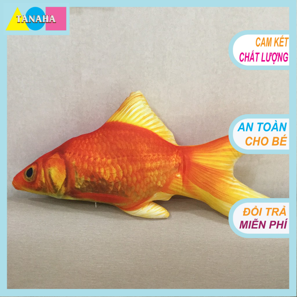 gối 3d Cá Vàng