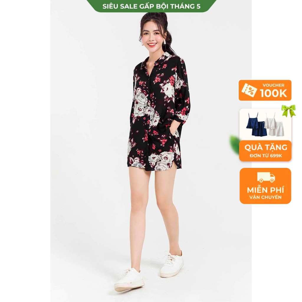 Bộ Sơ Mi Nữ Giấu Quần Vienne Tran O66C20H001