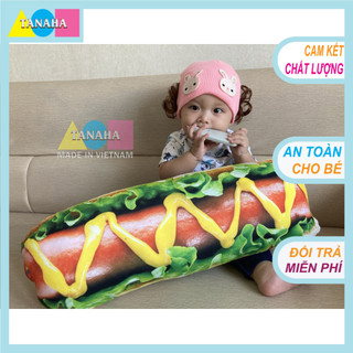 Gối ôm 3D Loại 1 , Xúc Xích 60cm