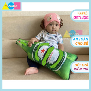 Gối ôm 3d loại 1 , chai ken 60cm