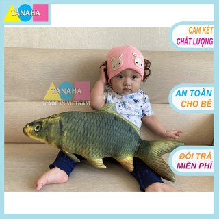 Gối ôm 3d loại 1 , cá chép 60cm