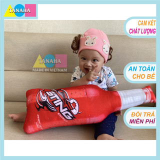 Gối ôm 3D Loại 1 , chai sting 60cm