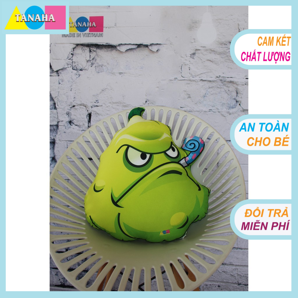 Gối 3D quả Bí đè (zoombie plant)