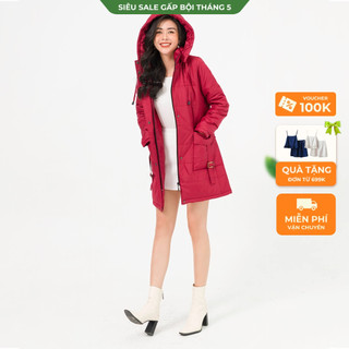 Áo Phao Nữ Dáng Dài 2 Túi Ốp Lamer V65P20T020 (Nhiều Màu)