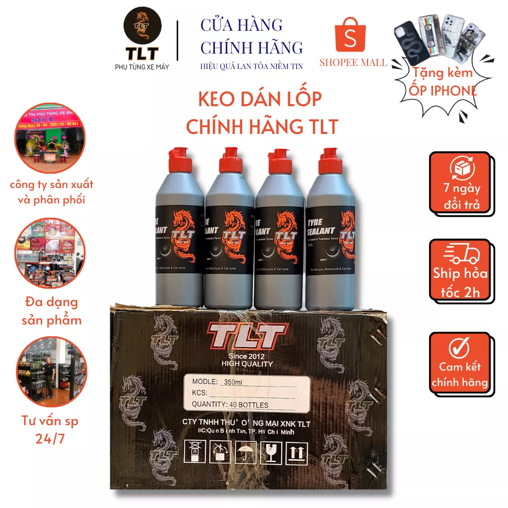 Keo dán vá lốp ô tô, xe máy TLT bền chắc như mới, keo sửa chữa vết nứt lốp chuyên dụng độ đàn hồi cao, chịu nhiệt
