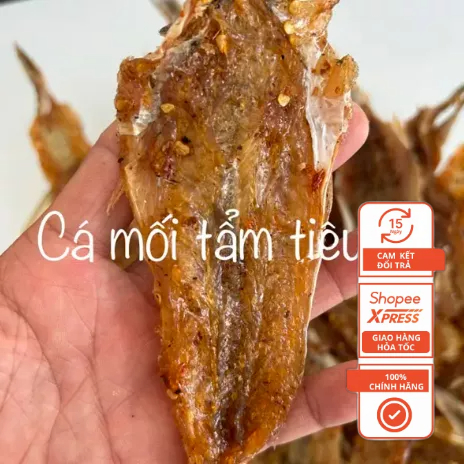 Khô Cá Mối Tẩm Tiêu Ớt Cực Ngon Mặn Ngọt Phú Quốc Sahara