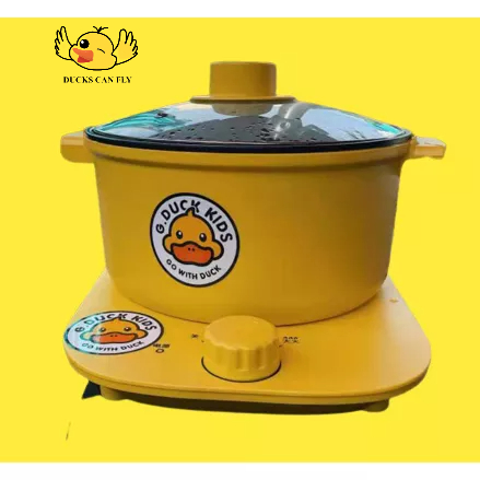 Nồi lẩu đa năng mini DUCKS CAN FLY chống dính, nhỏ gọn, mạnh mẽ, tiện dụng