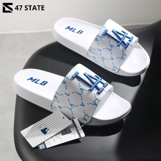 Dép MLB Quai Ngang LA Dodgers - Hàng xịn Fullbox