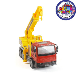 Đồ chơi xe cần cẩu chạy bằng pin, có nhạc đèn, kèm sẵn pin
