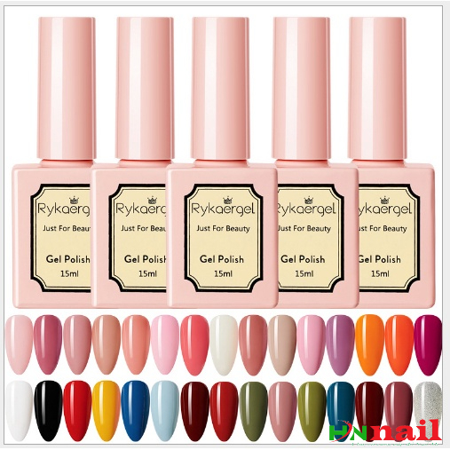Sơn gel Rykaergel THẠCH chai15ml làm đẹp chăm sóc móng làm nail spa thời trang nữ [ Sơn móng tay ]
