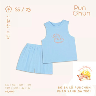 Punchun Bộ ba lỗ trẻ em SS2023D02