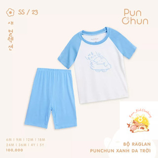Punchun bộ cộc tay raglan SS2023D01