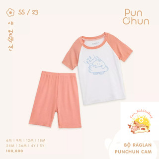 Punchun bộ cộc tay raglan SS2023D01
