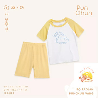 Punchun bộ cộc tay raglan SS2023D01