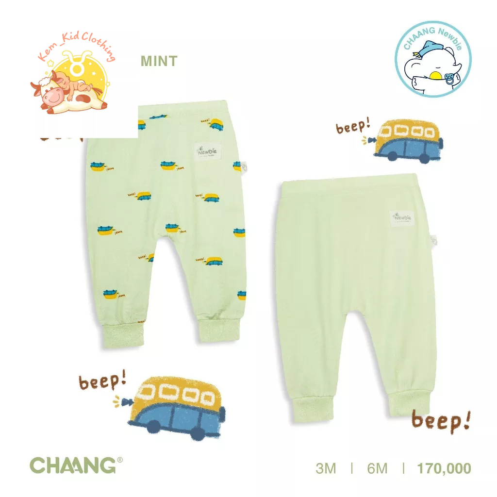 Chaang Set 2 quần sơ sinh Spring SS2023D03