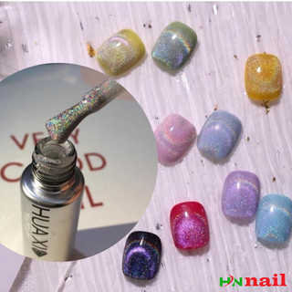 Sơn Gel Mắt Mèo kim cương huaxi màu vàng đồ làm móng nail shop hnnail [Sơn Móng Tay]