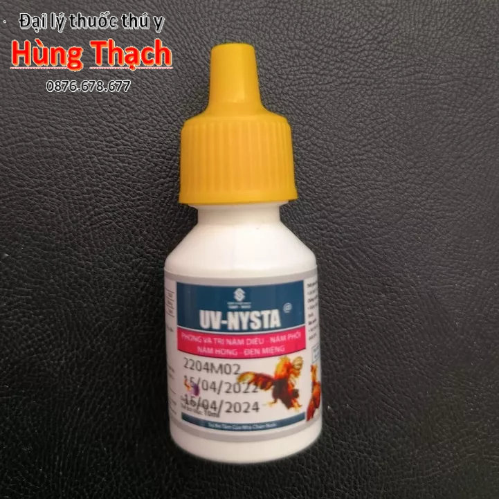 UV-NYSTA 10ml  chăm sóc vật nuôi, thú cưng đẹn, nấm diều họng