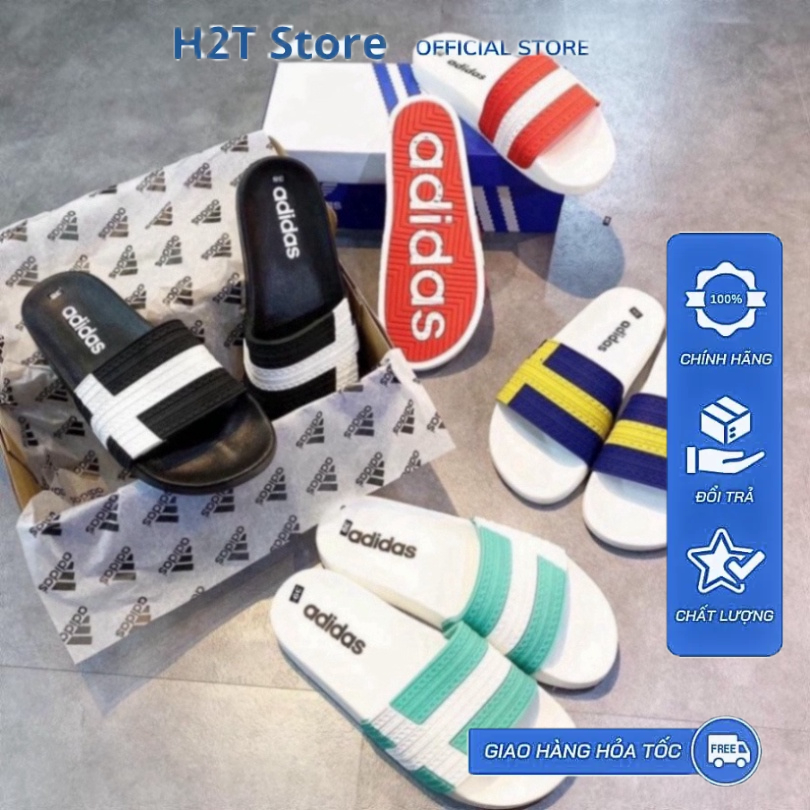 Dép Nam Dép Quai Ngang ADlDAS Đủ Các Màu Đế hàng thật H2T Store