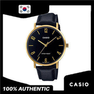 Đồng hồ nam dây da casio mtp-vt01gl-1b2udf chính hãng bill hàn