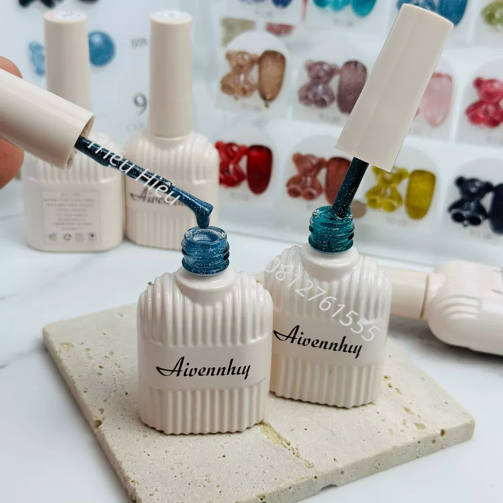 Sơn nhũ flash các sét 9 màu, sét 16 màu tặng kèm bảng