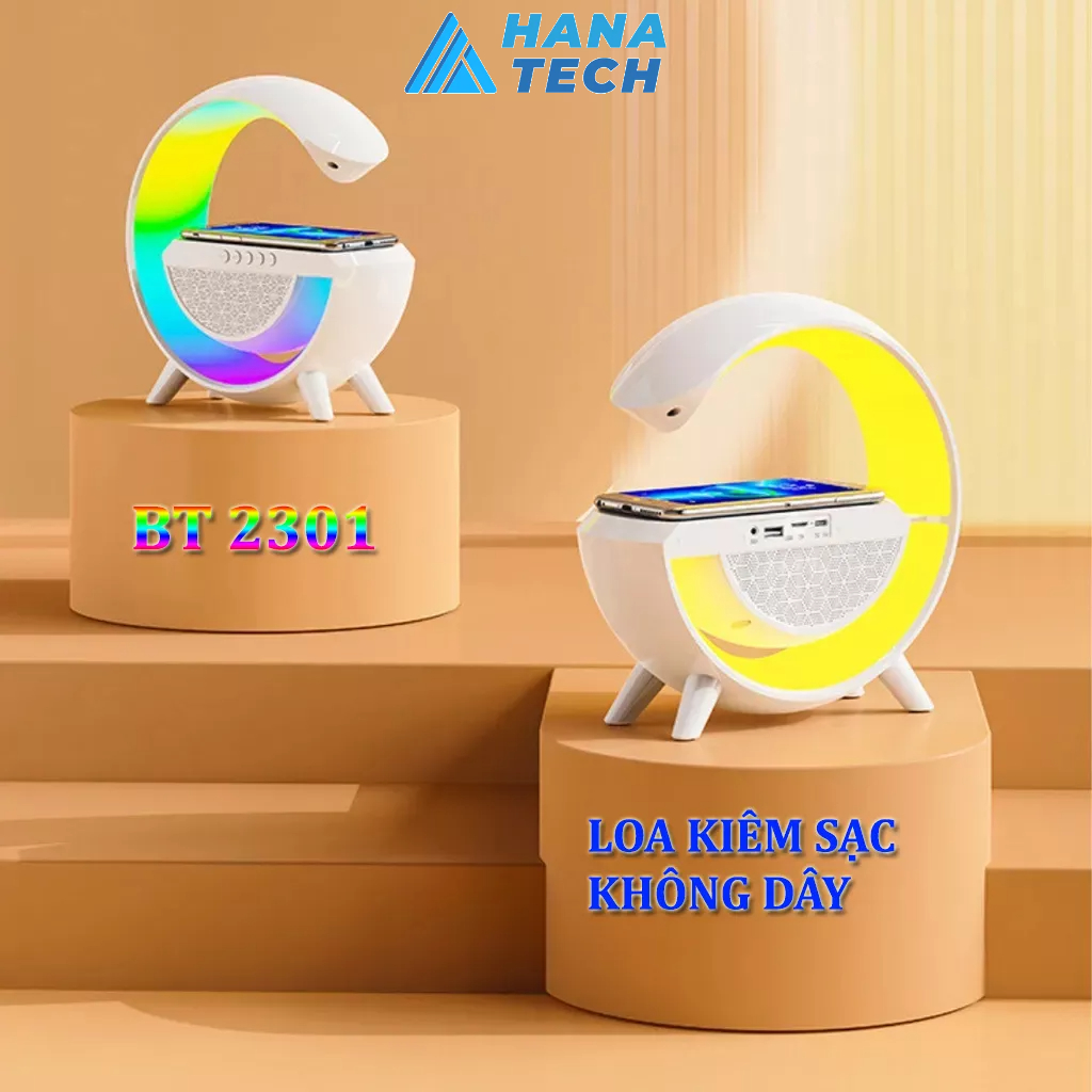 Loa Bluetooth Sạc Không Dây Đèn Tạo Không Khí 3in1 BT 2301