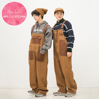 Quần yếm ulzzang denim jean ống rộng