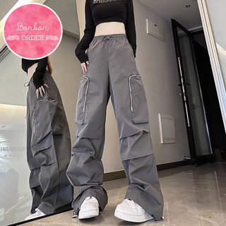 Quần ulzzang ống rộng túi hộp kiểu dáng hiphop -