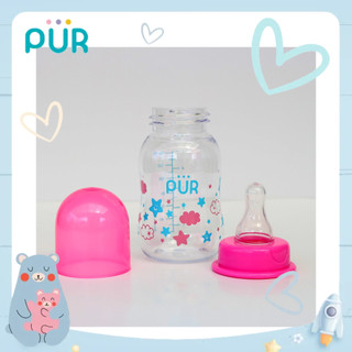Bình sữa cổ thường thân thon có eo Pur