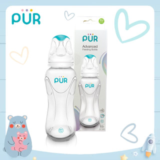 Combo bình Pur Advanced 250ml (có sẵn núm M (3-6th))+ vỉ núm size L (=size F)