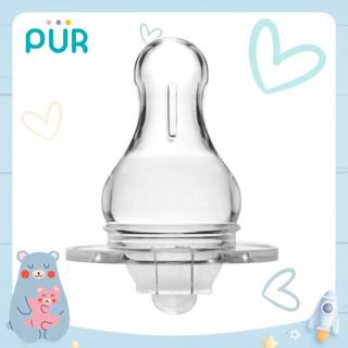 Combo bình Pur Advanced 250ml (có sẵn núm M (3-6th))+ vỉ núm size L (=size F)