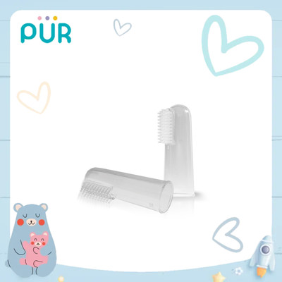 Dụng cụ chải răng nướu bằng silicone Pur