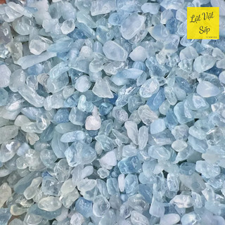 100g vụn đá Aquamarine tự nhiên