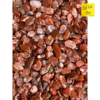 100g vụn đá red agate tự nhiên