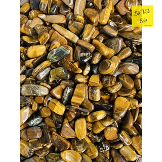 100g vụn đá tiger eye - đá mắt hổ tự nhiên