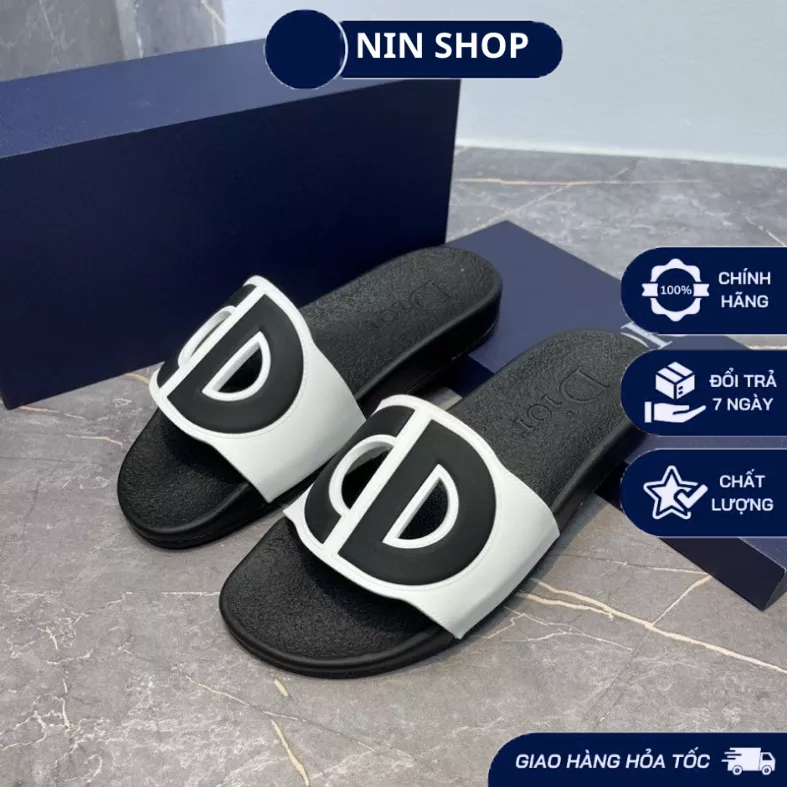 Dép quai ngang Nam D.I.O.R CD Hàng Mới Nhất - Dép Quai Ngang Nam