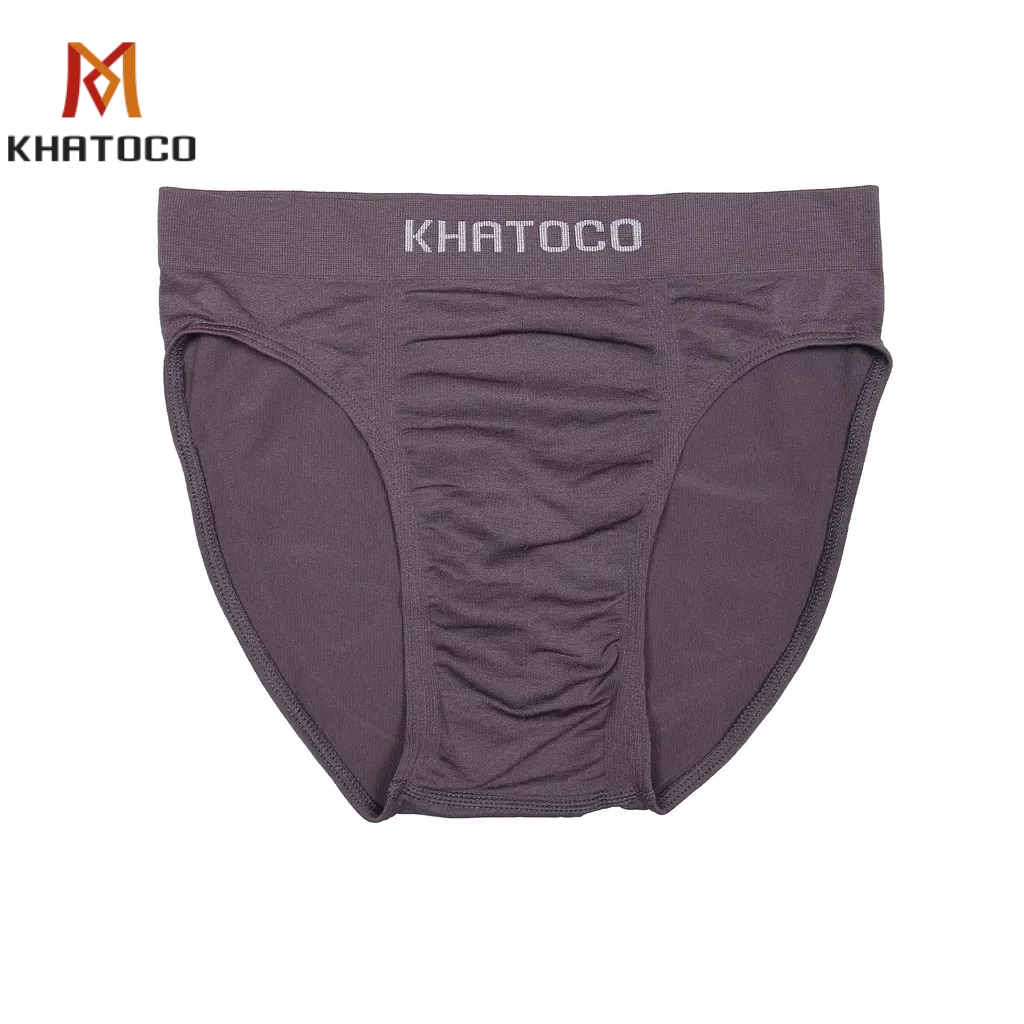 Quần lót nam brief Khatoco màu trơn tím mã Q4M098R0-VNMA044-2411-T