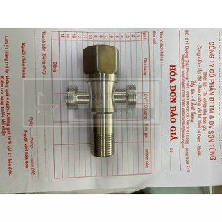 Van chia, tê chia nước bồn cầu inox 304 | van giảm áp | van xí