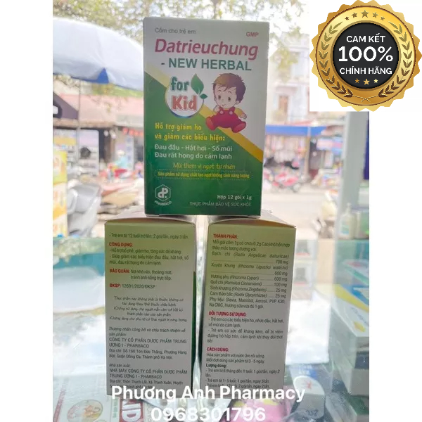 Đa Triệu Chứng - new herbal Hộp 12 gói
