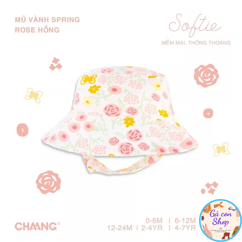 Mũ bé gái 6m-7y