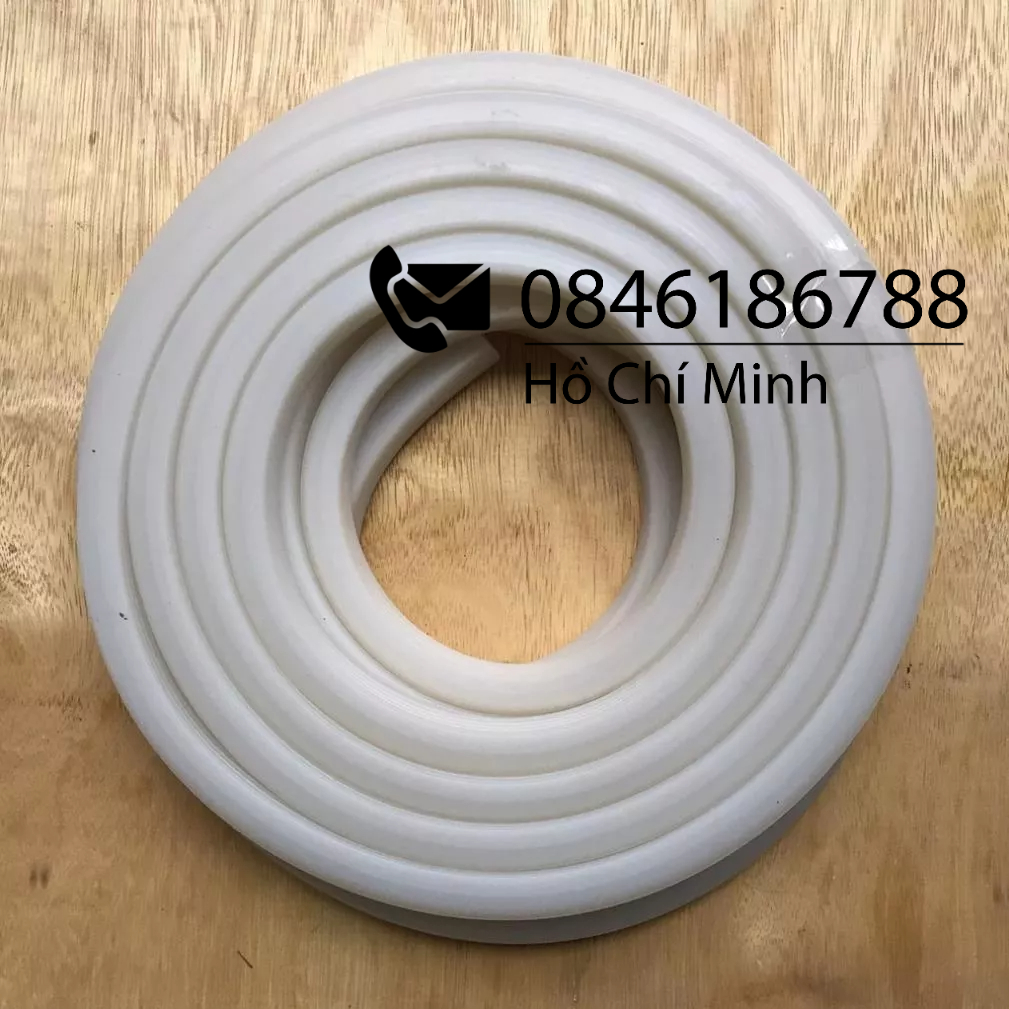 Gioăng chịu nhiệt, gioăng tủ cơm, ron xilicone chữ E chịu nhiệt, gioăng silicon đường kính 12mm.14mm,16mm,20mm,18mm