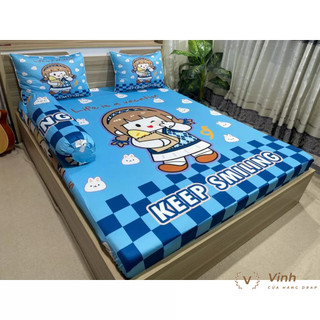 Bộ Drap Thun Lạnh Ý 5D