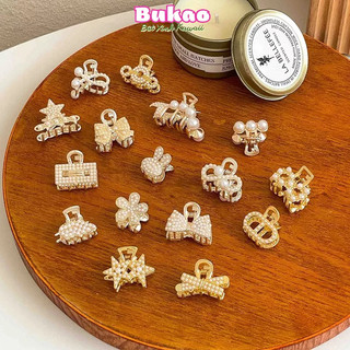 Kẹp mái mini nhiều hình đí hạt dễ thương, tạo tóc kiểu dễ thương phong cách tiểu thư