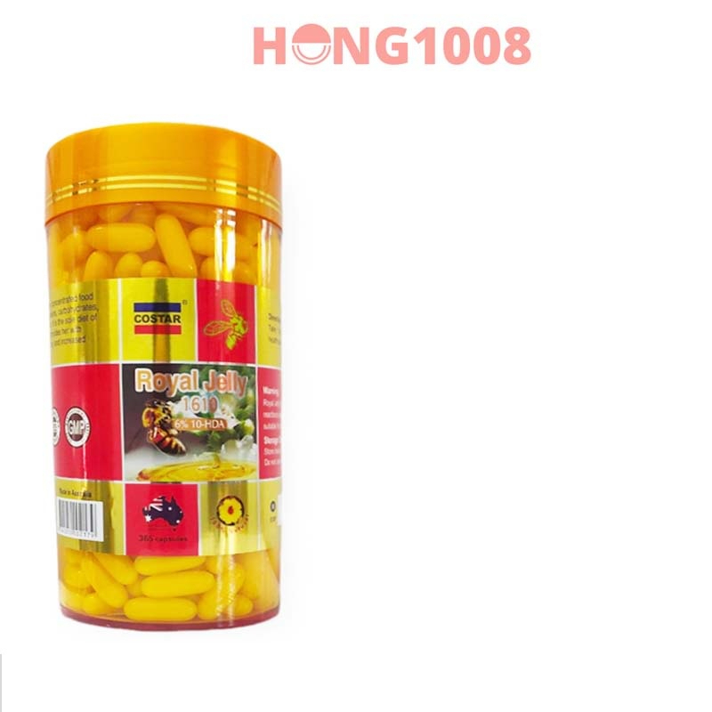 Viên Uống Sữa Ong Chúa Costar Royal Jelly 1610mg 365 viên hỗ trợ đẹp da hong1008