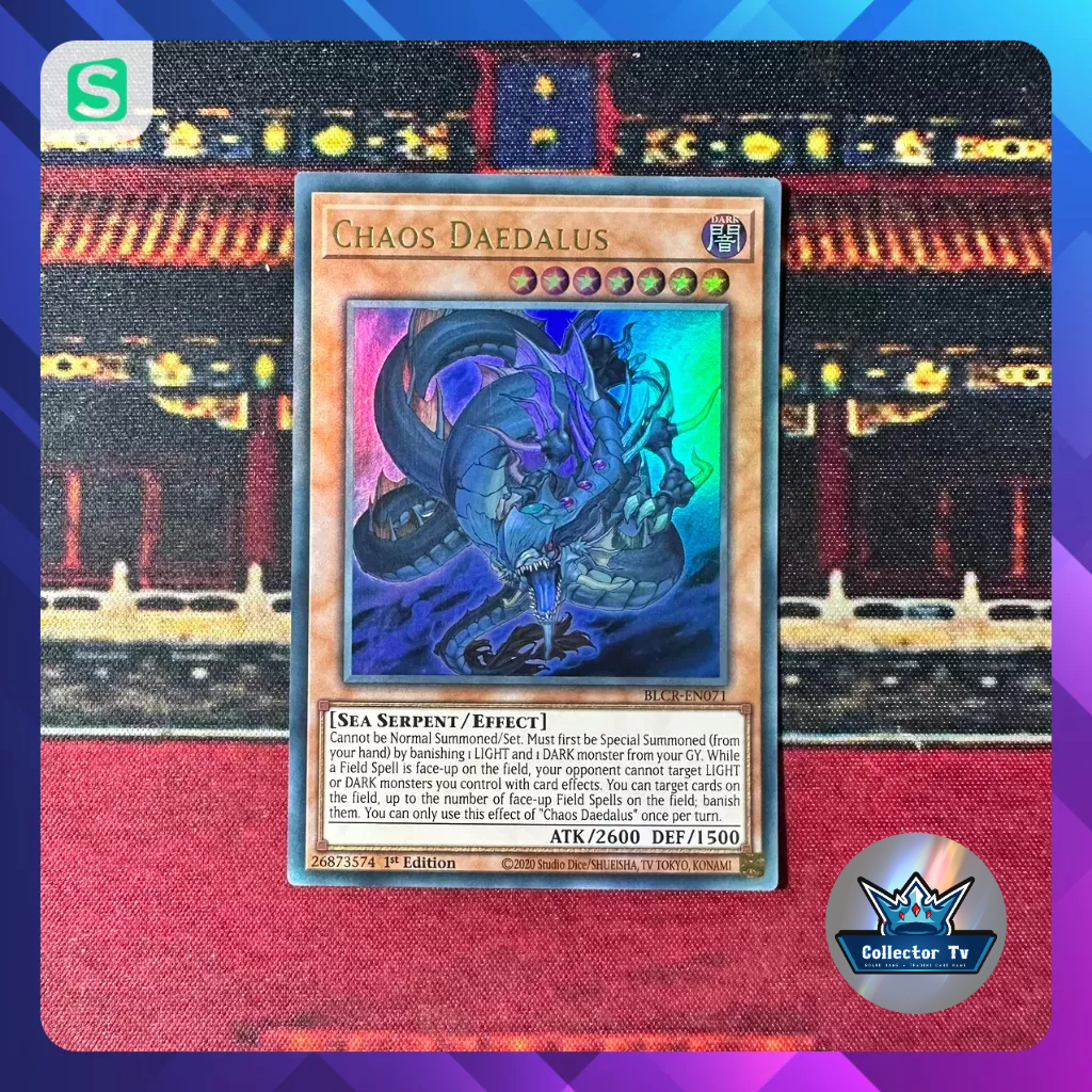 Thẻ bài YugiOh! (UK) - BLCR-EN071; Chaos Daedalus