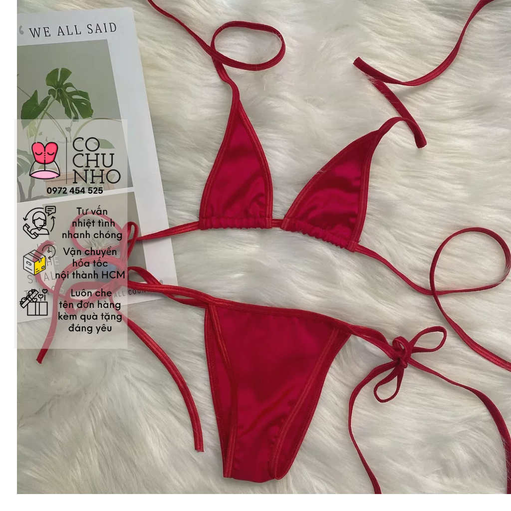 DL29Bộ đồ quần và áo lót sexy, Quần chip lọt khe siêu gợi cảm