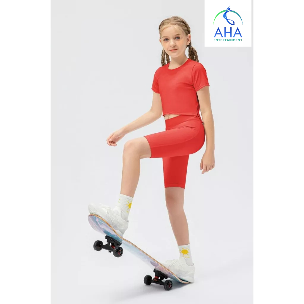 Mẫu Đồ Tập Yoga Aerobic Bé Gái