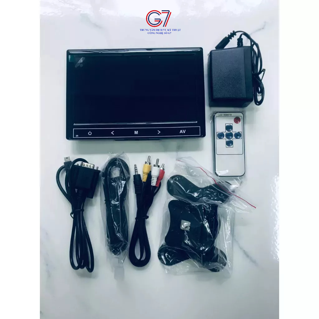 Màn hình test camera quan sát 7 inches HD 1024P có HDMI, VGA & AV